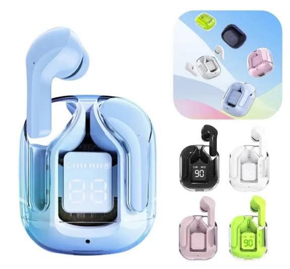 Air31 Earbuds Wireless Crystal Transparent Bluetooth Air 31 Ear Buds Wireless Headset