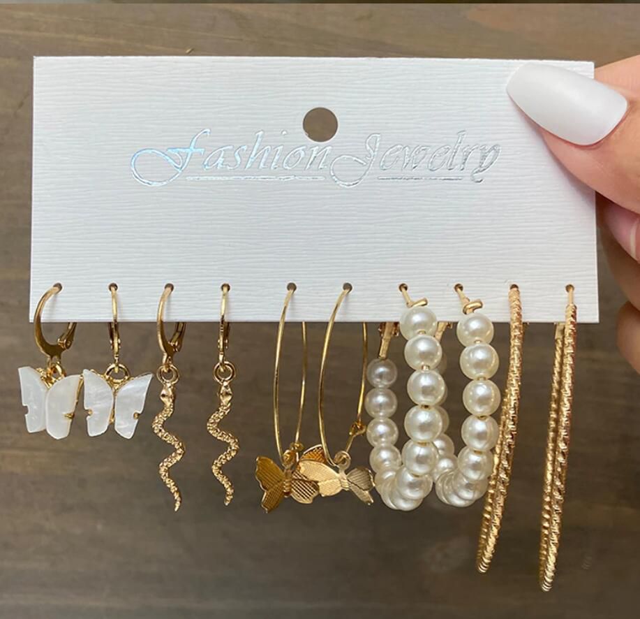 Beautifull 5 Pair Earrings for girls